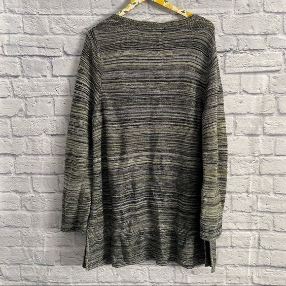 J. Jill Women's Multicolor Long Sleeve Knit Tunic Sweater Size XL - Picture 5 of 5